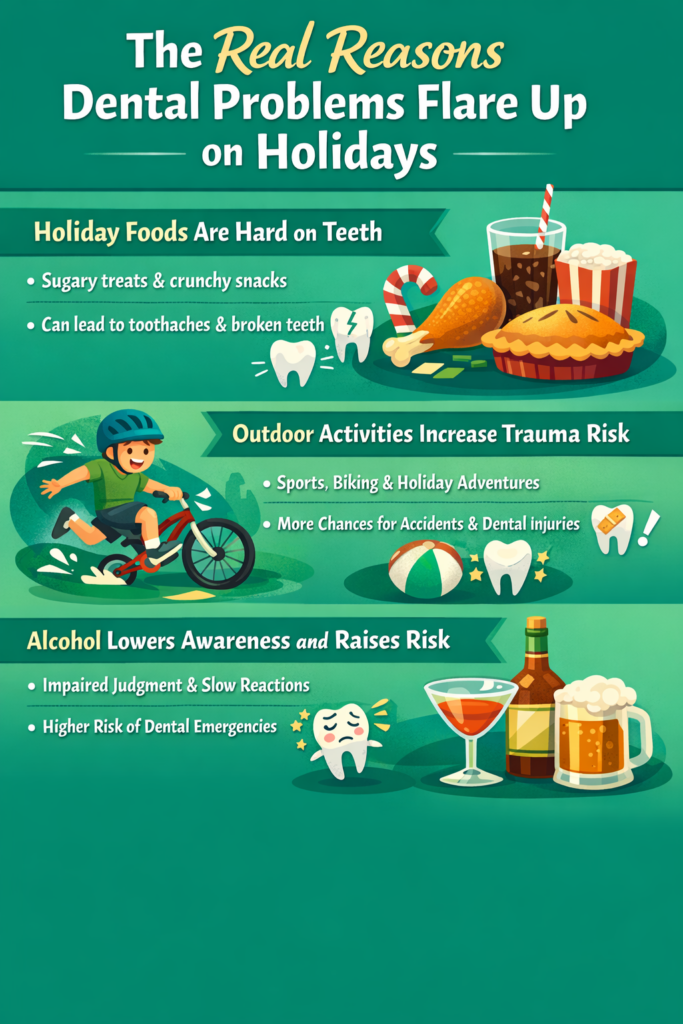 Blue Jay Family Dentistry | Why Do Dental Emergencies Increase During Holidays and Weekends?